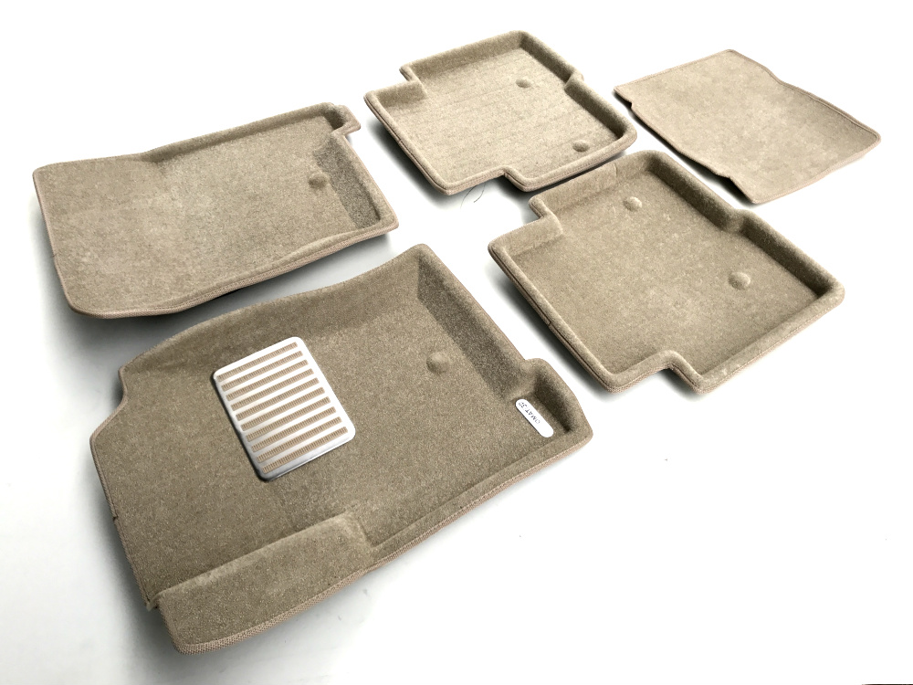 Коврики салона текст. 3D euro-std LAND ROVER Discovery 3 (2005-2009) (БЕЖ) (EM3D) NP